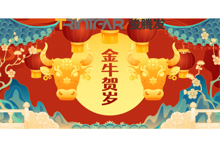 上海伊人真人直播智能设备有限公司迎新春,贴春联,挂红灯笼